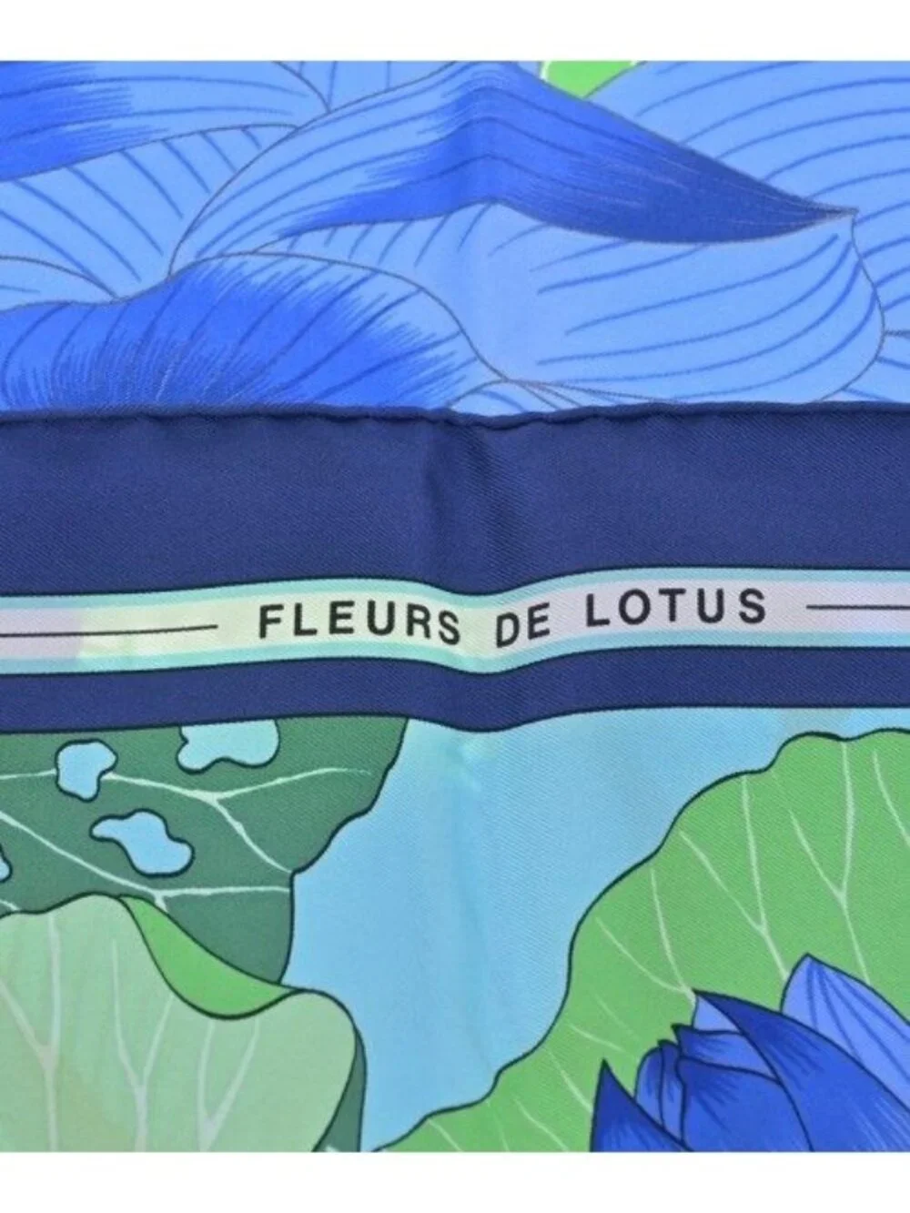 Hermes Bandana Scarf Blue